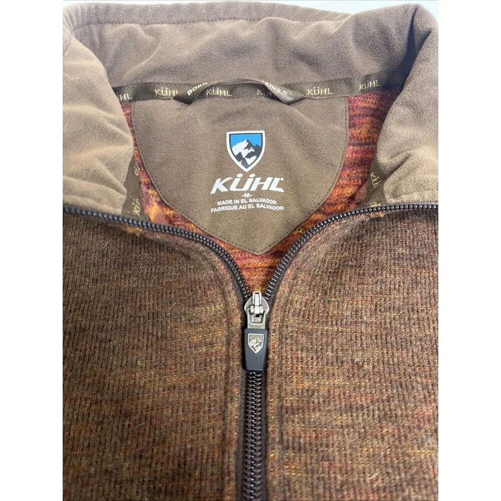 Kuhl Chianti Fleece 1/4 Zip Sweater Men’s M Wool Blend Hiking Outdoor - Picture 3 of 12